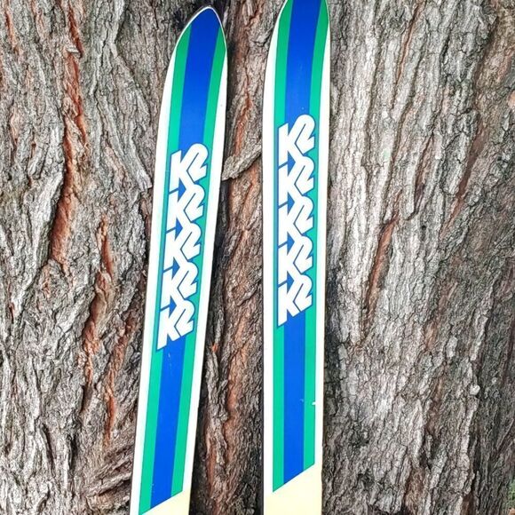 Vintage k2 444 short cut USA Salomon skis - Picture 5 of 9